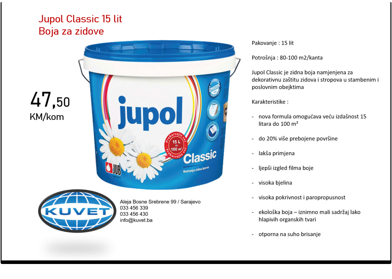JUPOL CLASSIC 15 lit
