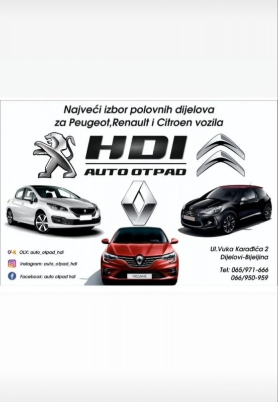 Peugeot 308 Pezo 1.5 hdi 96 kw 2019 god dijelovi djelovi delovi