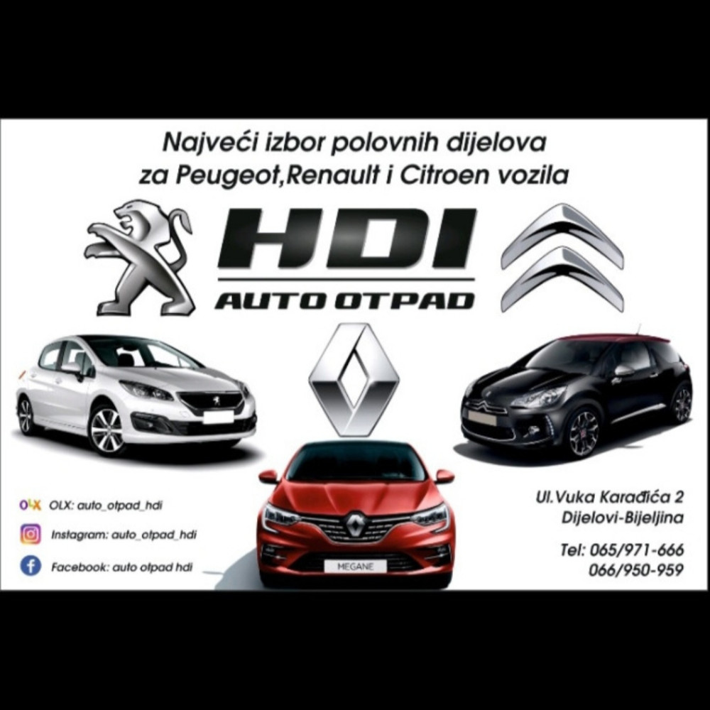 Citroen DS3 1.6 hdi 2012 god dijelovi djelovi