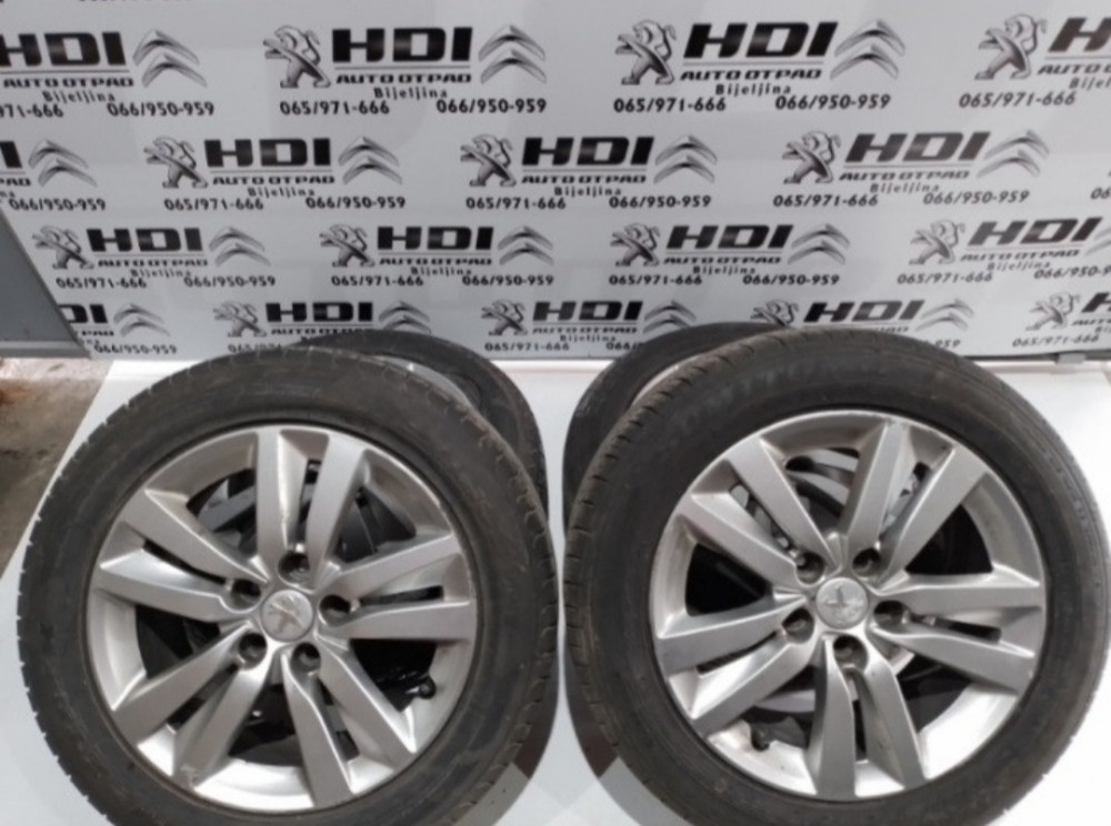 Alu felge felne gume Peugeot Pezo 5x108 R 16 cola