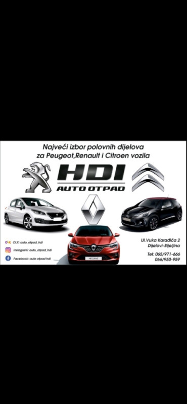 Peugeot 508 2.0 hdi 110 kw 2017 godina Pezo dijelovi djelovi