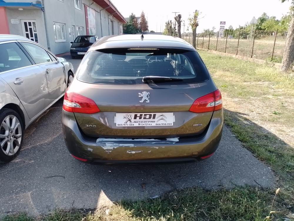Peugeot 308 1.6 hdi 88 kw 2016 god dijelovi djelovi pezo