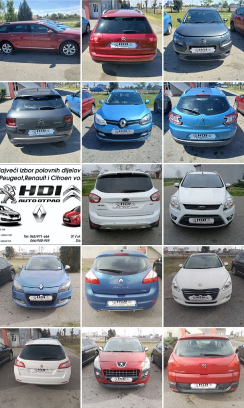Auto Otpad HDI Peugeot Citroen Renault Pezo Reno dijelovi djelovi