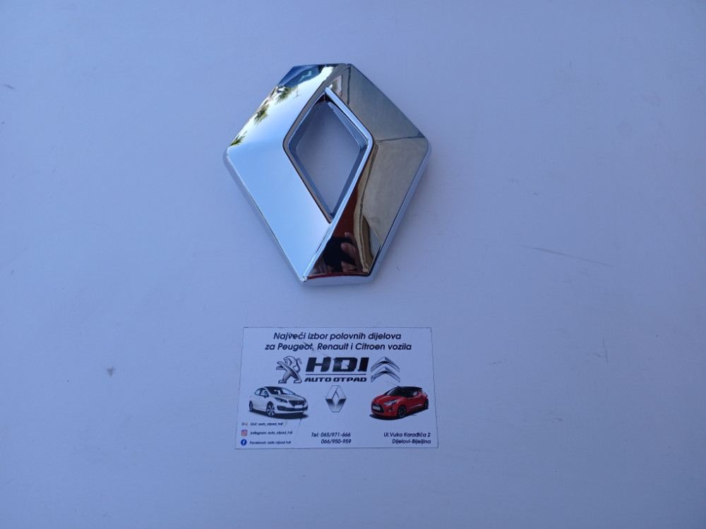 Prednji znak Renault Clio Reno Megan znak znakovi