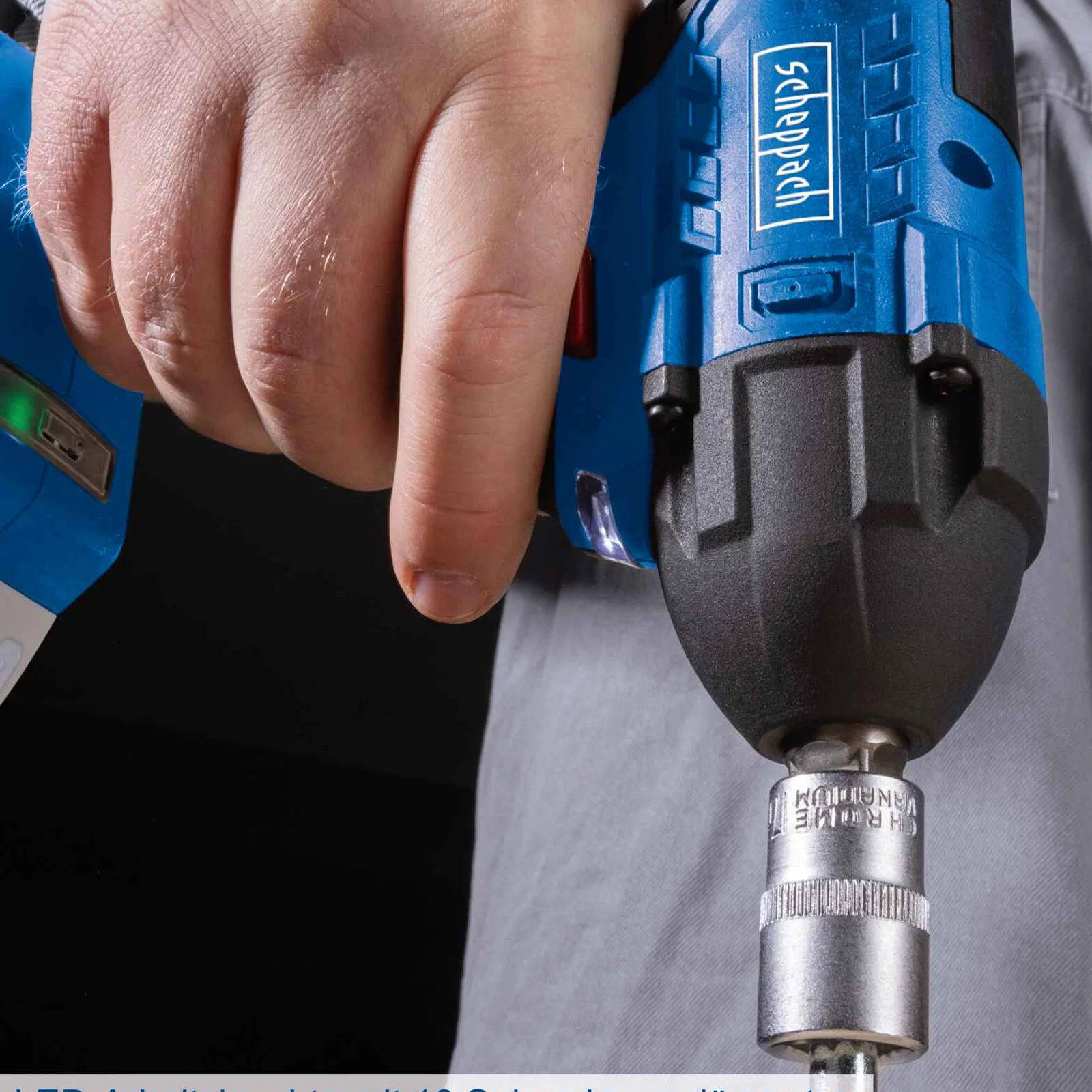 Scheppach aku udarni odvijač 370Nm 1/2” Brushless IXES BC-IW350-X – Solo