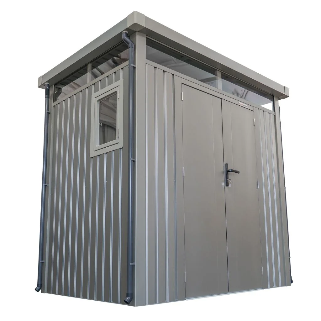 Toplocinkana metalna vrtna kućica RURIS 2300MH 230 x 166 x 222 cm