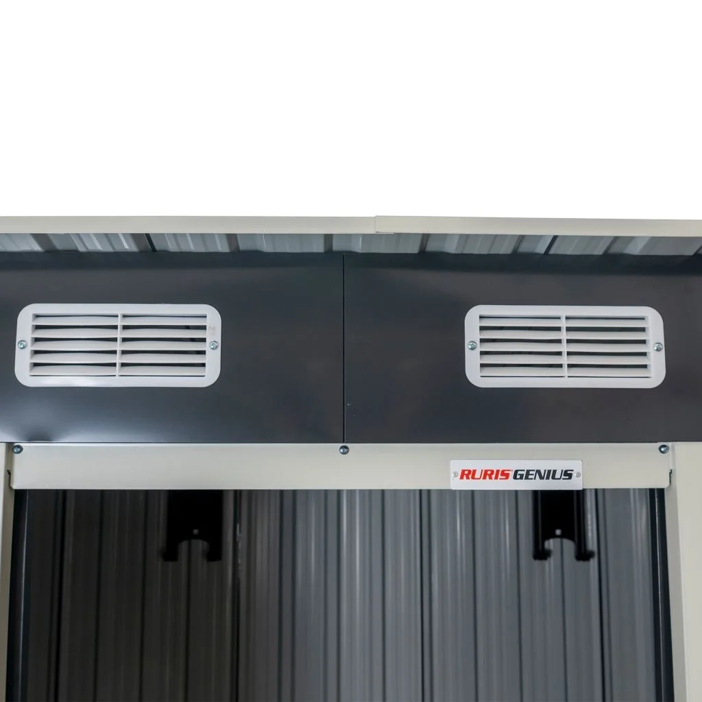 RURIS POCINKOVANA METALNA VRTNA KUĆICA GENIUS 196MH 180x106x179 cm