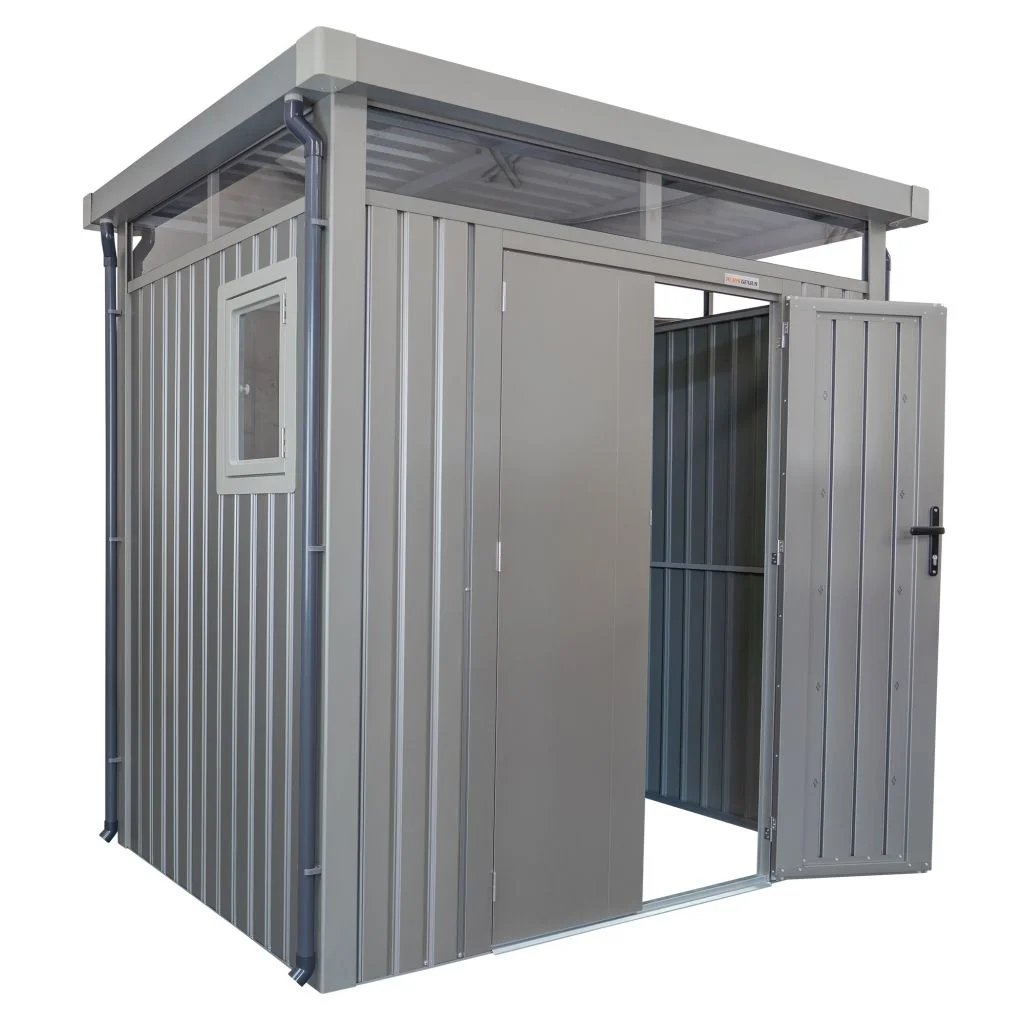 Toplocinkana metalna vrtna kućica RURIS 2300MH 230 x 166 x 222 cm