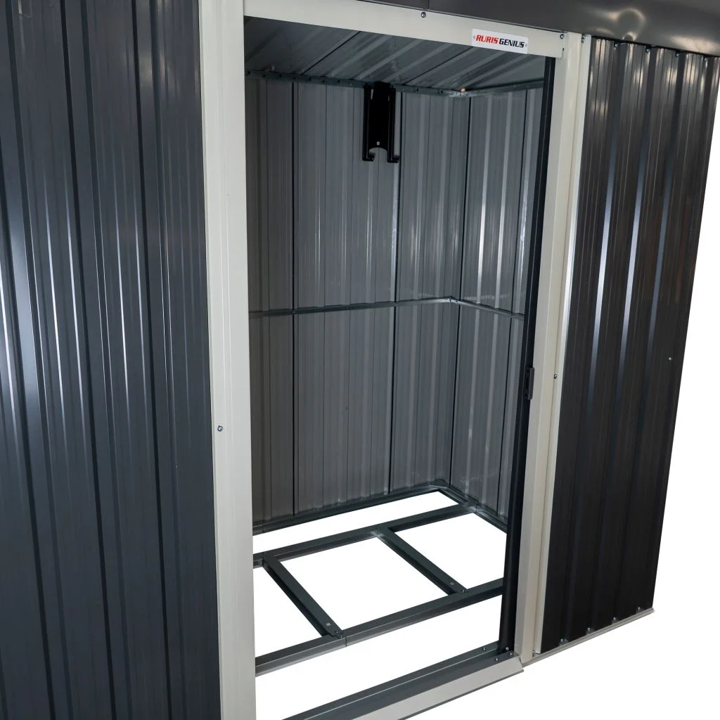 RURIS POCINKOVANA METALNA VRTNA KUĆICA GENIUS 196MH 180x106x179 cm