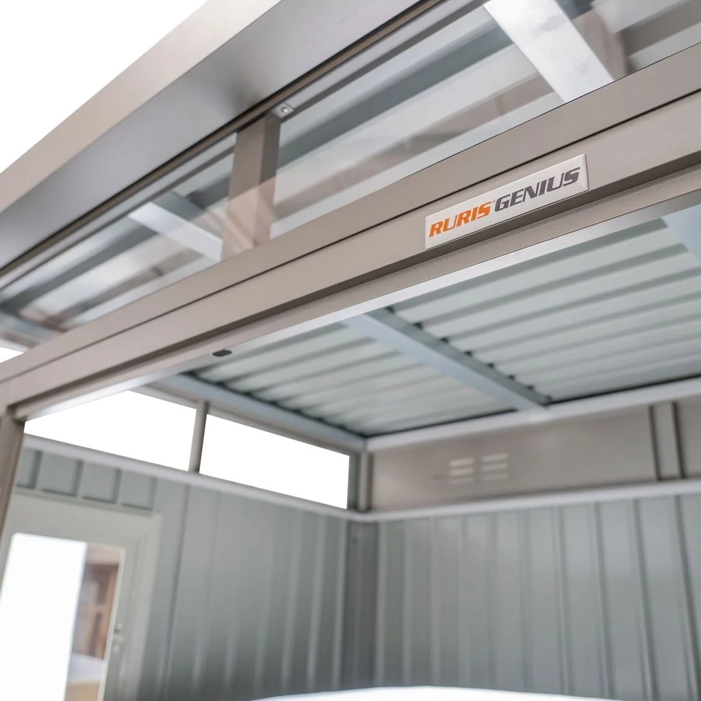 Toplocinkana metalna vrtna kućica RURIS 2300MH 230 x 166 x 222 cm