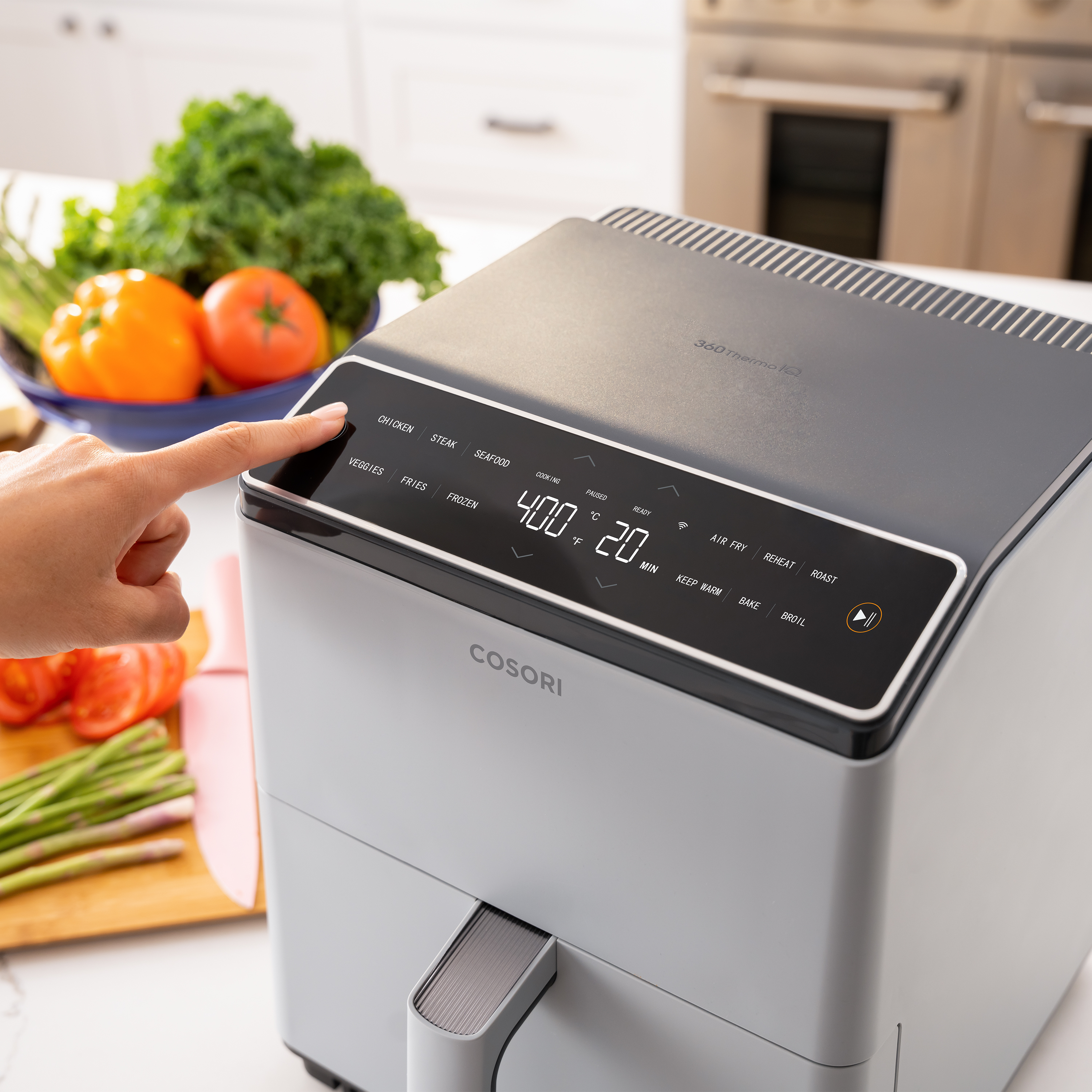 Friteza na vrući zrak COSORI Dual Blaze 6.4-Litre Air Fryer- Siva