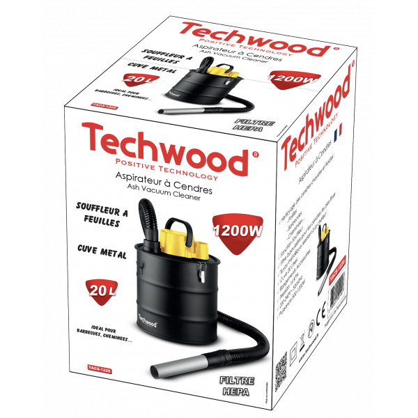 Usisivač za pepeo Techwood TACS-1226