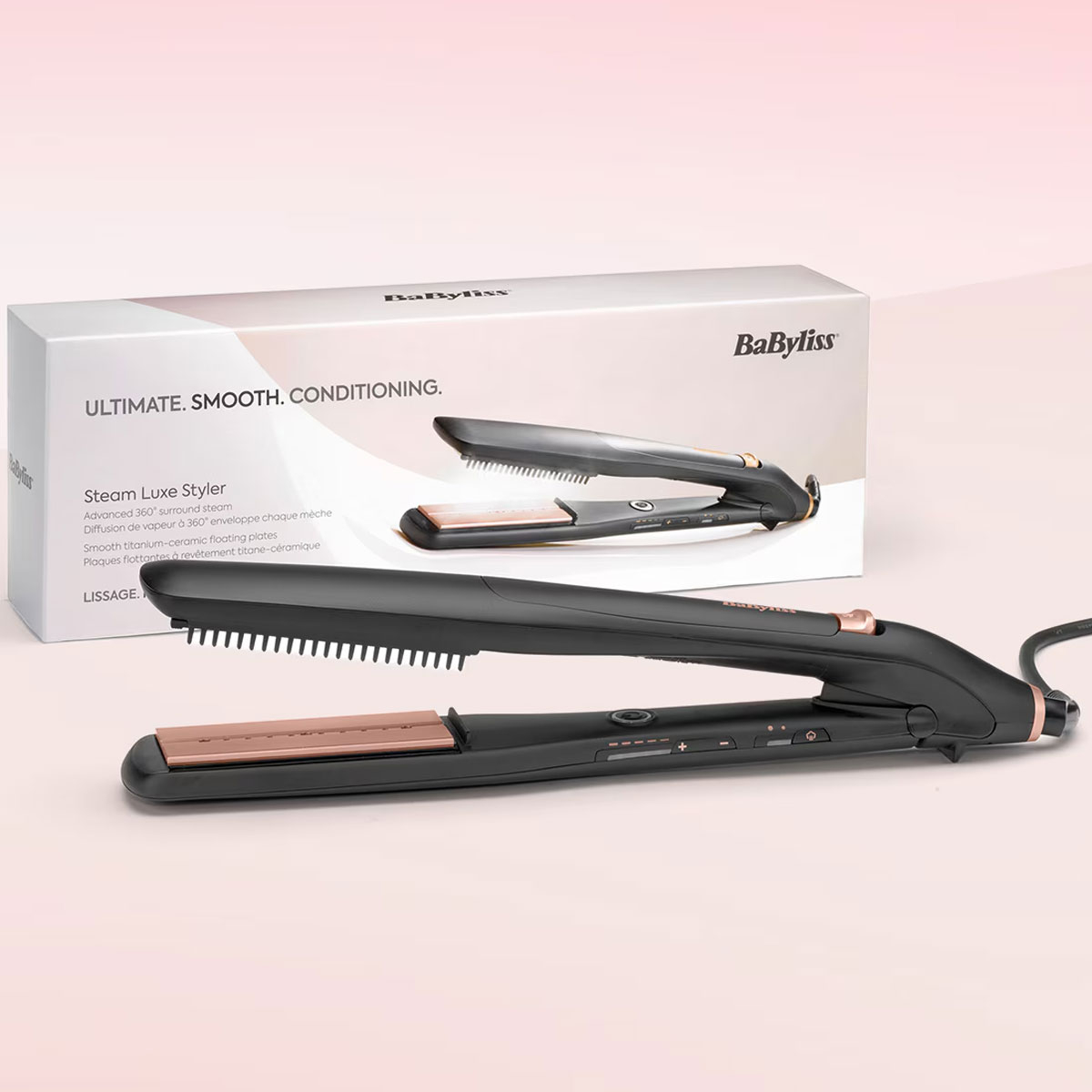 Parna pegla za kosu BaByliss ST596E Steam Luxe Styler