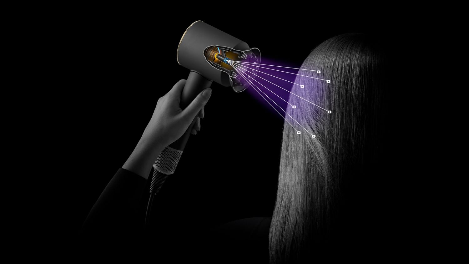 Dyson Supersonic Nural HD16 Amber Silk / Pink Champagne | Limited Edition