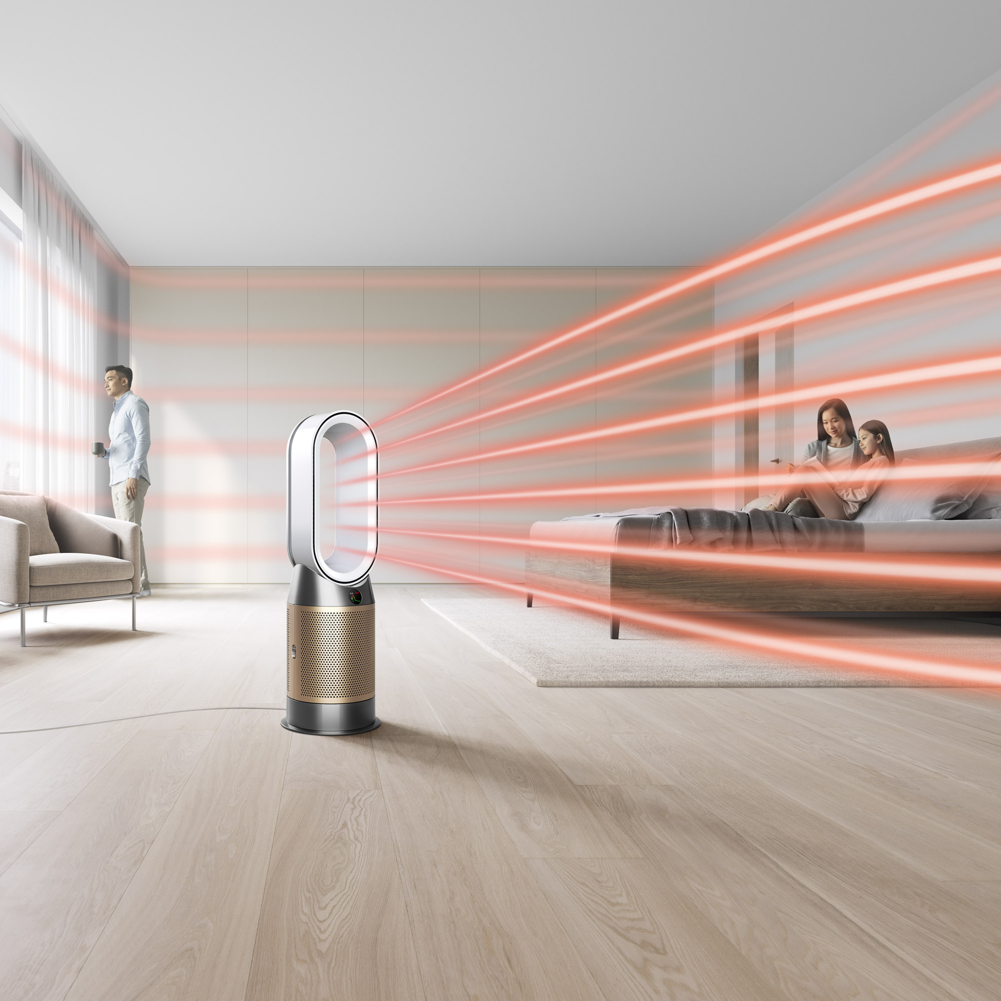 Pročišćivač Dyson Pure Hot & Cool Formaldahyde HP09 White/Gold