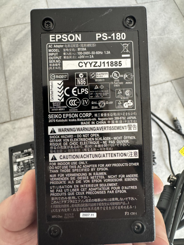 EPSON PS-180 punjac adapter
