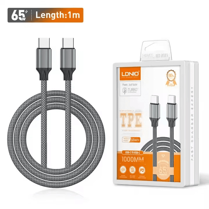 LDNIO kabal USB C na C 65W