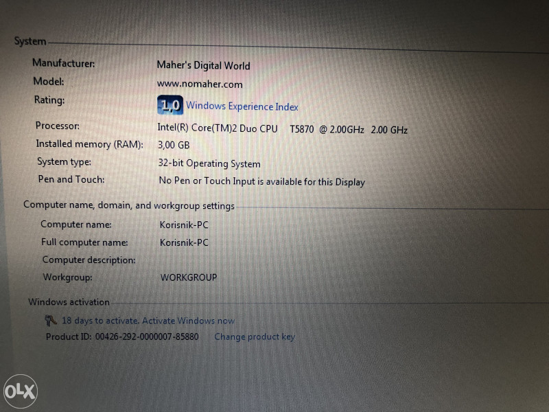 Dell Vostro 1510 laptop