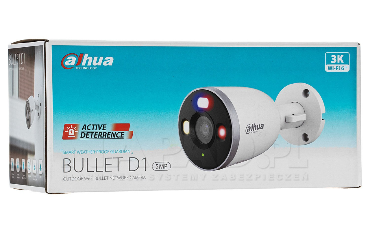 Kamera Dahua BULLET D1 5MP 3K WIFI 6