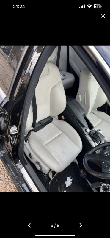Sjedista w204 amg 2009 bijela koza platno kao novo