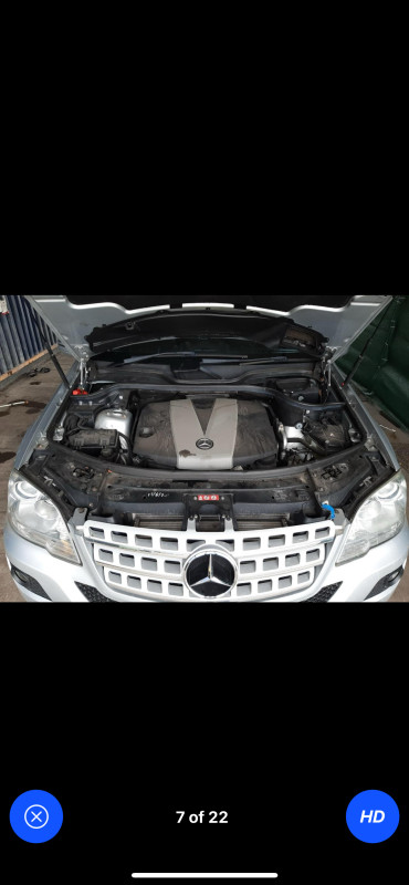 Mercedes ml w164 facelift 2011 dijelovi djelovi 350 cdi om642