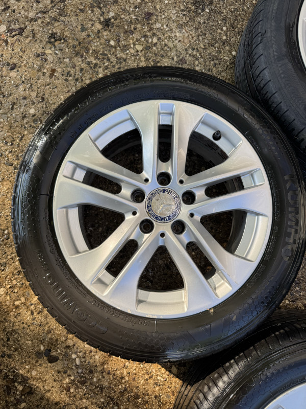 Felge i gume 16 mercedes c klasa w204 w212 5x112 gume dot 25