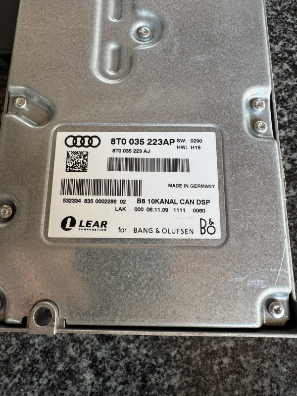 Pojacalo audi a4 a5 a6 a3 bang & olufsen 8t0 035 223 ap