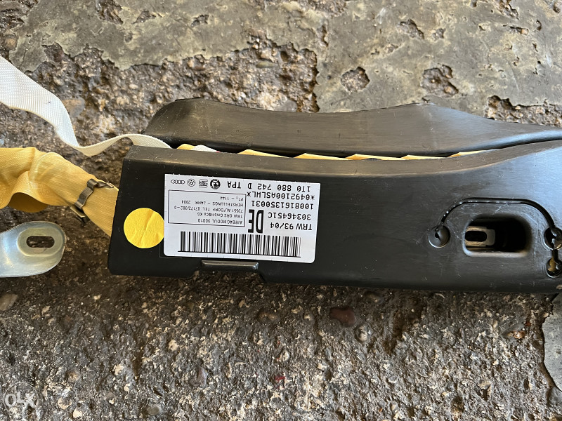 Airbag krovni jastuk oba vw touran turan 2006