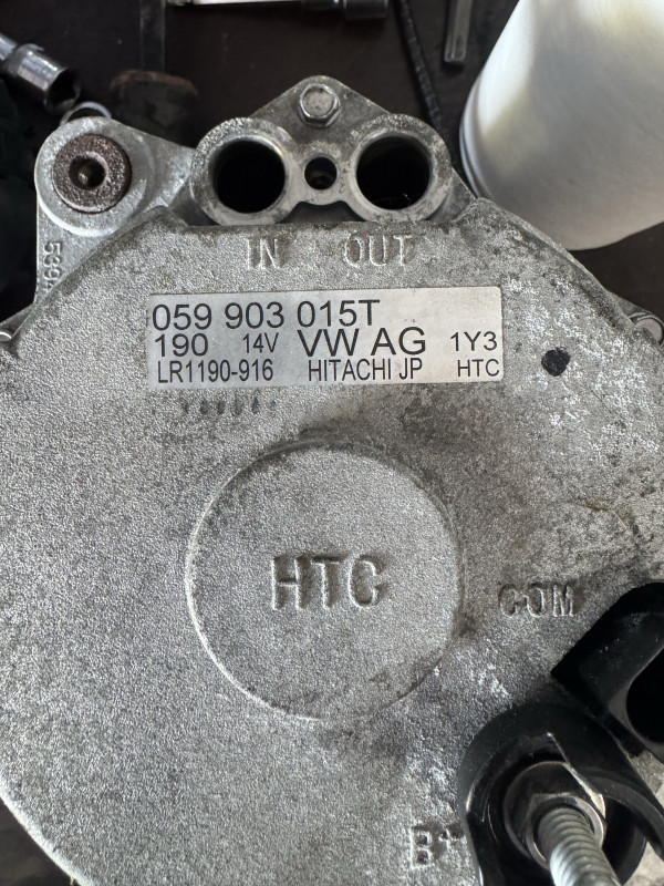Alternator phaeton 3.0d 2013 059 903 015t 190a 14v vodeno