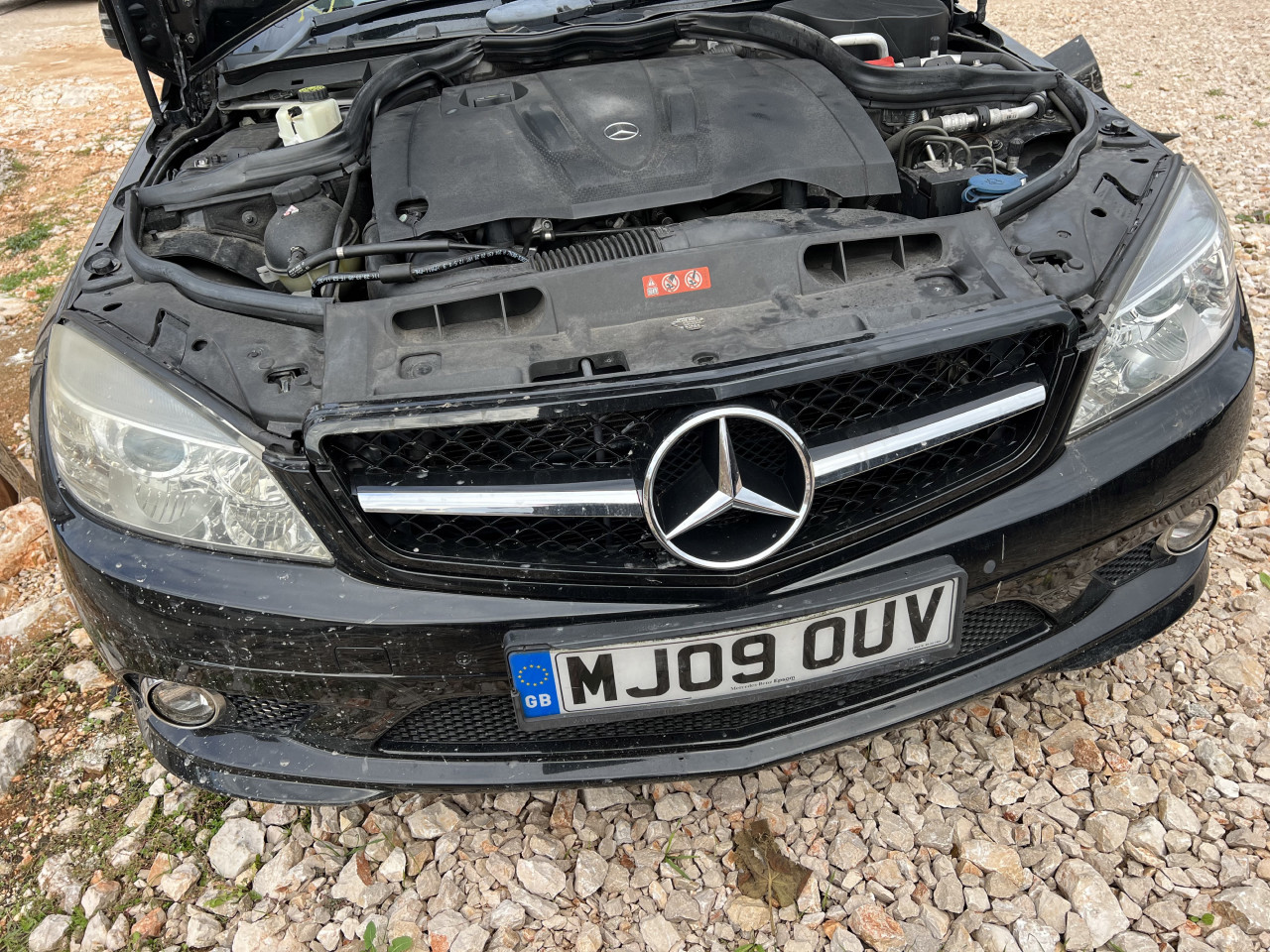 Mercedes w204 dijelovi djelovi c220 2.2 om646 amg full