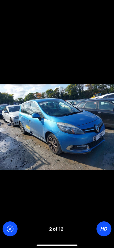 Renault scenic 3 facelift 2016 1.5 dci automatik dijelovi djelovi