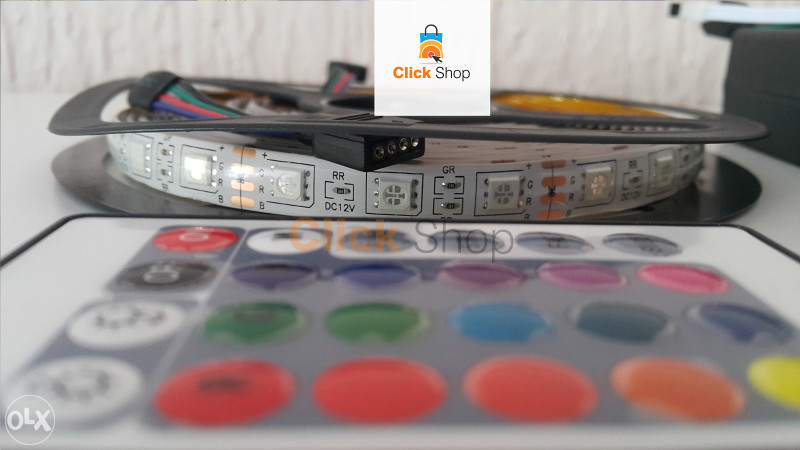 SET LED TRAKA 5m 5050 BLUETOOTH VELIKA DIODA RGB, rasvjeta