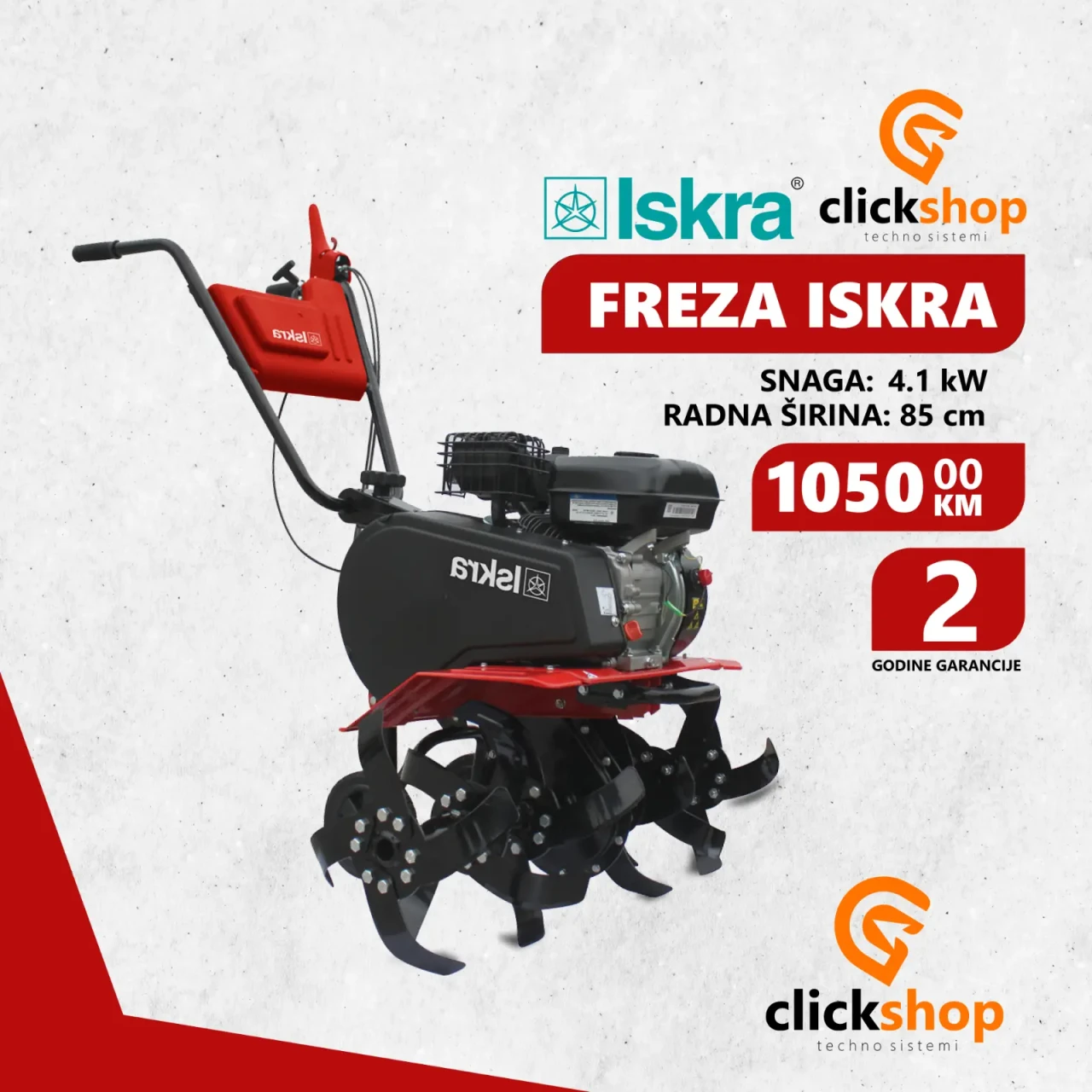 FREZA ISKRA GR-8007A-L196 KOPACICA