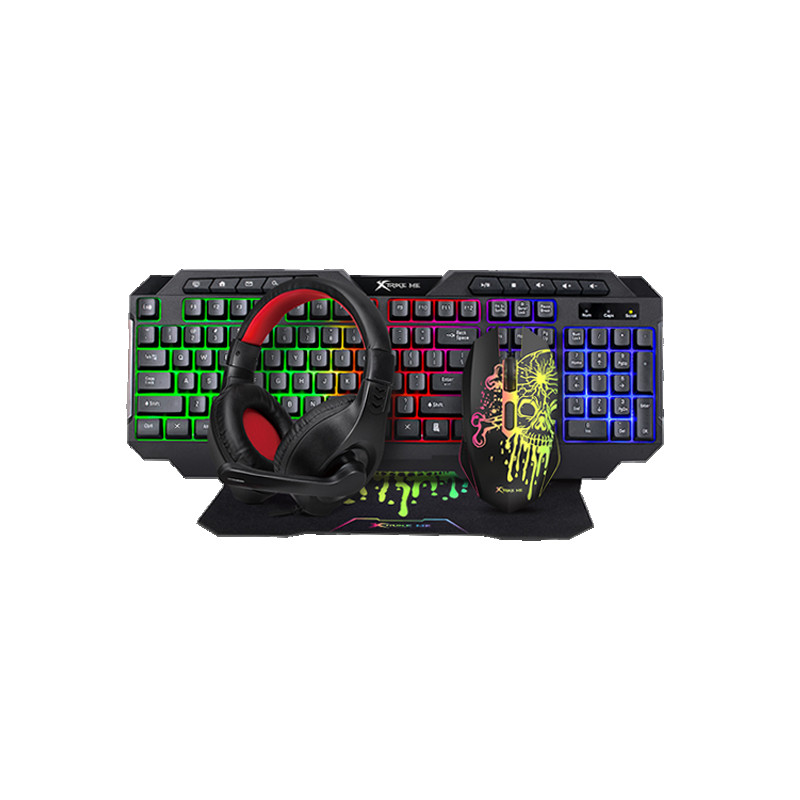 Slušalice + tipkovnica + miš + podloga X-trike me CMX-415 gaming