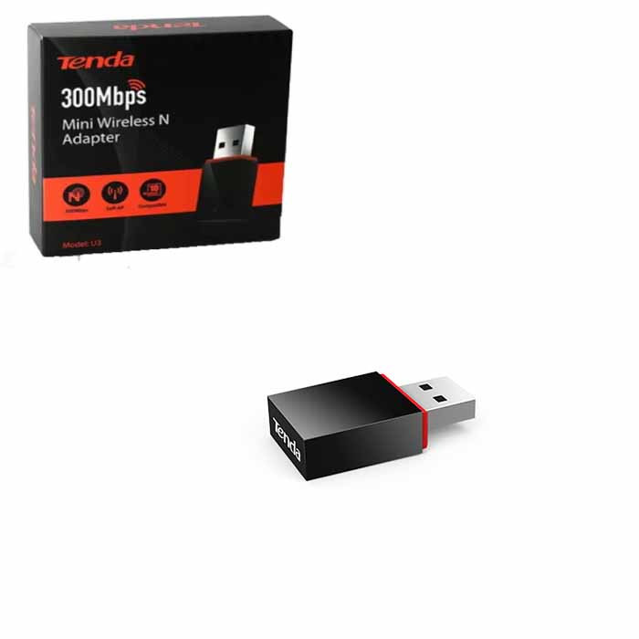 Tenda wireless adapter N USB 300Mbps U3