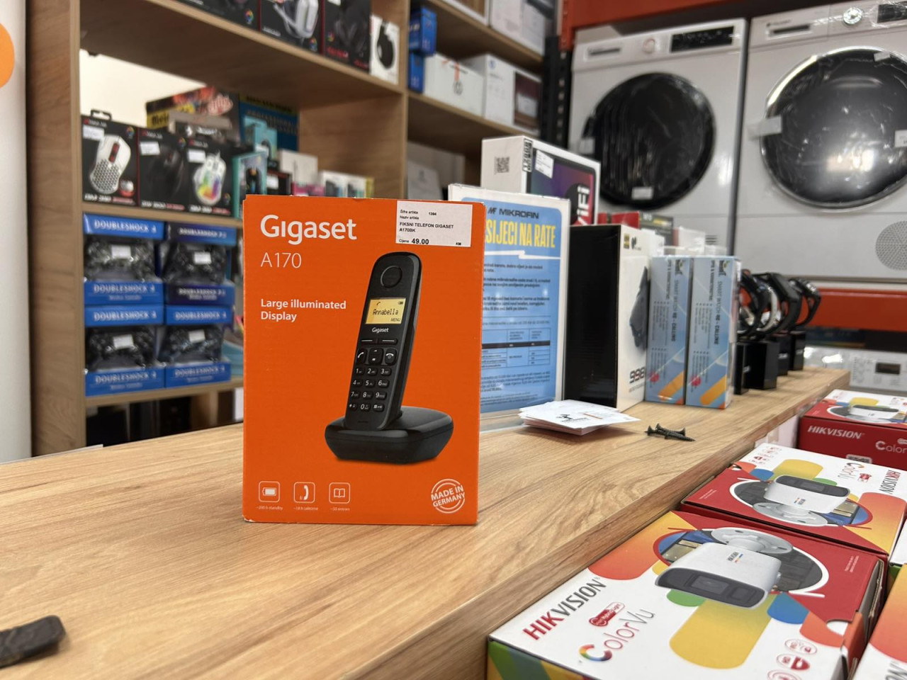 KUCNI TELEFON Gigaset A170, black DECT analogni telefon