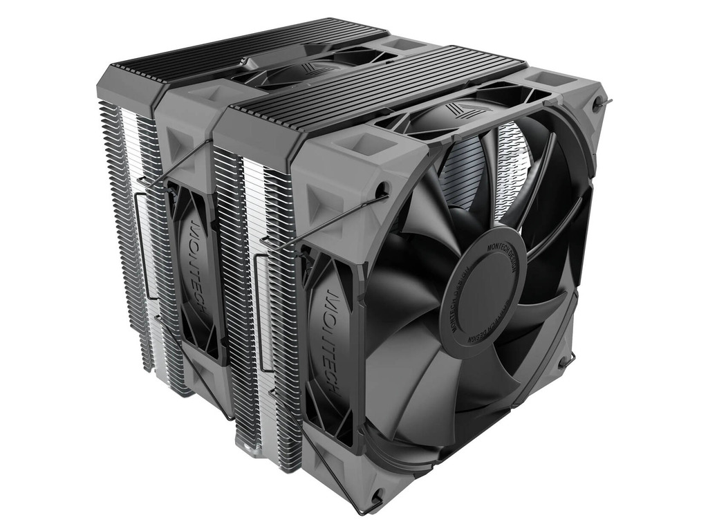 Montech NX600 CPU Cooler Black Dual-tower, 120mm Height: 160mm