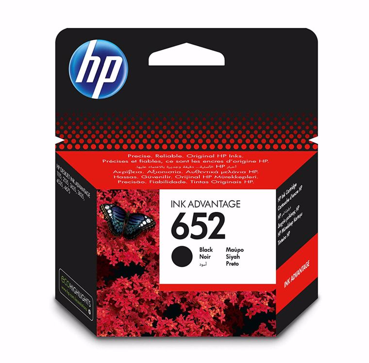 INK cartridge HP HP F6V25AE No652 Crna