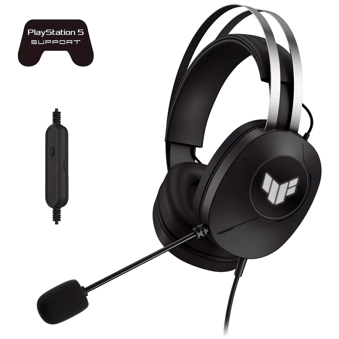 Asus Gaming slušalice sa mikrofonom,3.5mm,7.1,Tuf Gaming H1 GenII - Tuf Gaming H1 Gen II