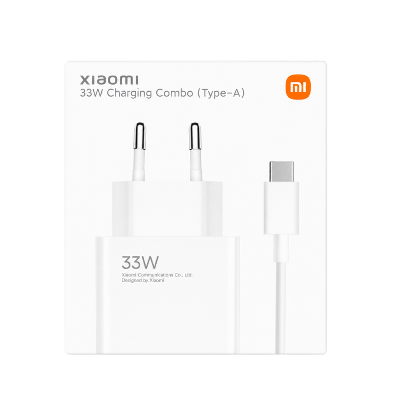 Xiaomi 33W Charger (Type A) + kabal tip C EU