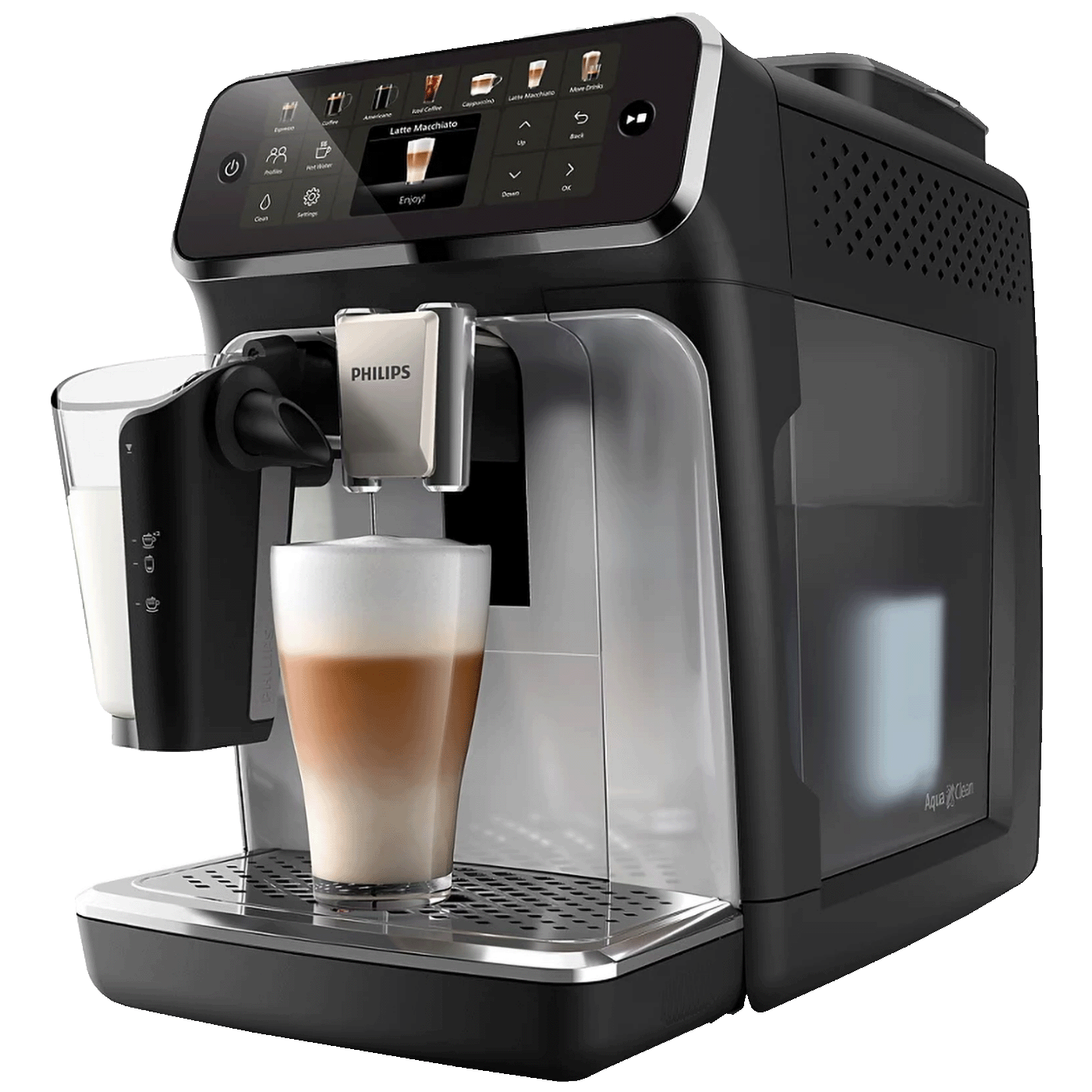 Philips Aparat za espresso kafu, automatski, 12 napitaka, LatteGo - EP4446/70