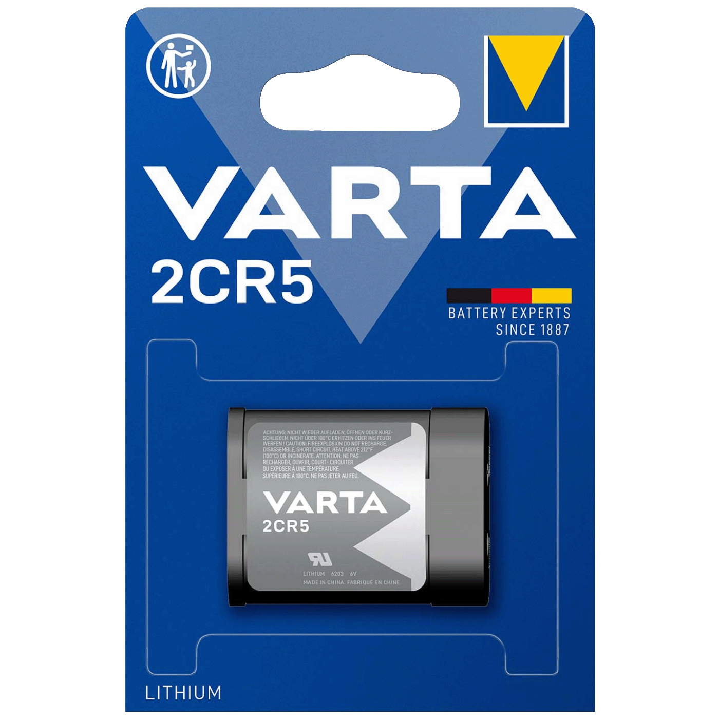 Varta Baterija litijska, Photocell, 2CR5, DL245, 6V - 2CR5 B1
