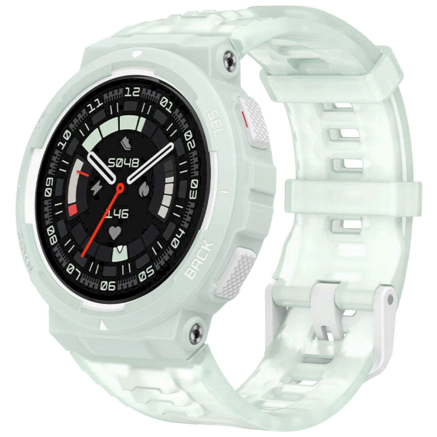 Amazfit Pametni sat, 1.32", vodootporan 10ATM, BT, GPS - Active Edge Mint Green