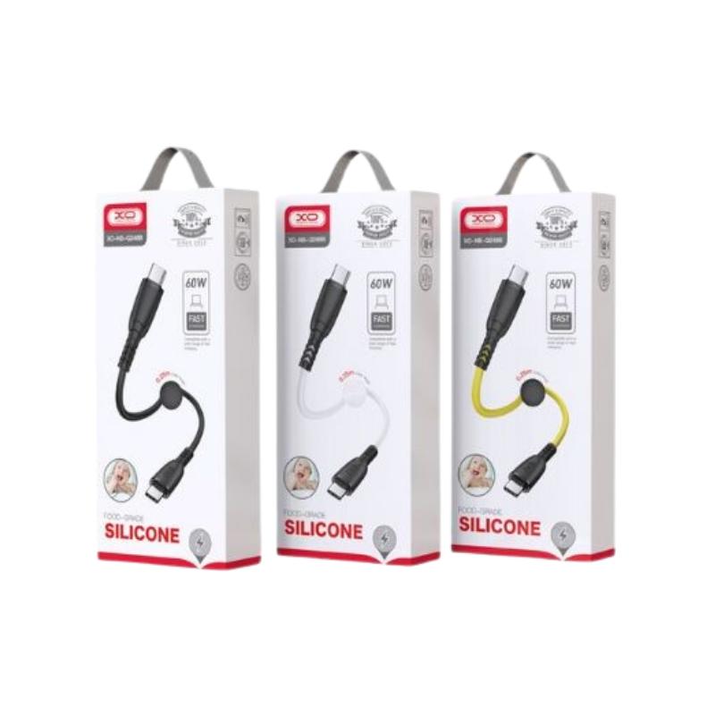 USB kabal XO NB-Q248A USB-C to iPhone 27W 25cm Yellow