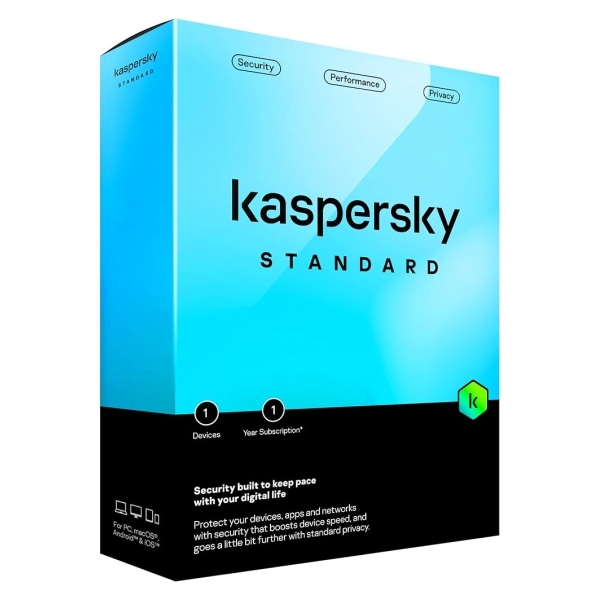 Antivirus Kaspersky Standard 1 korisnik/1 godina