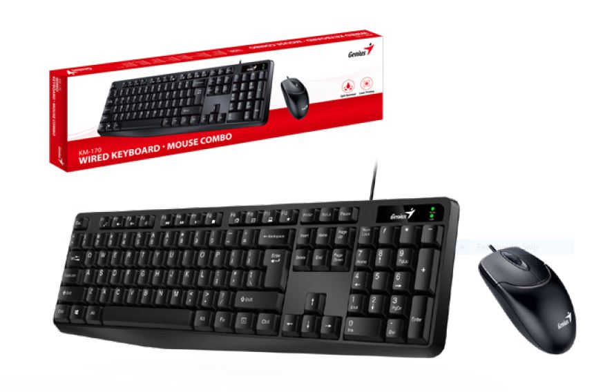 Genius KM-170 tastatura+miš USB veza