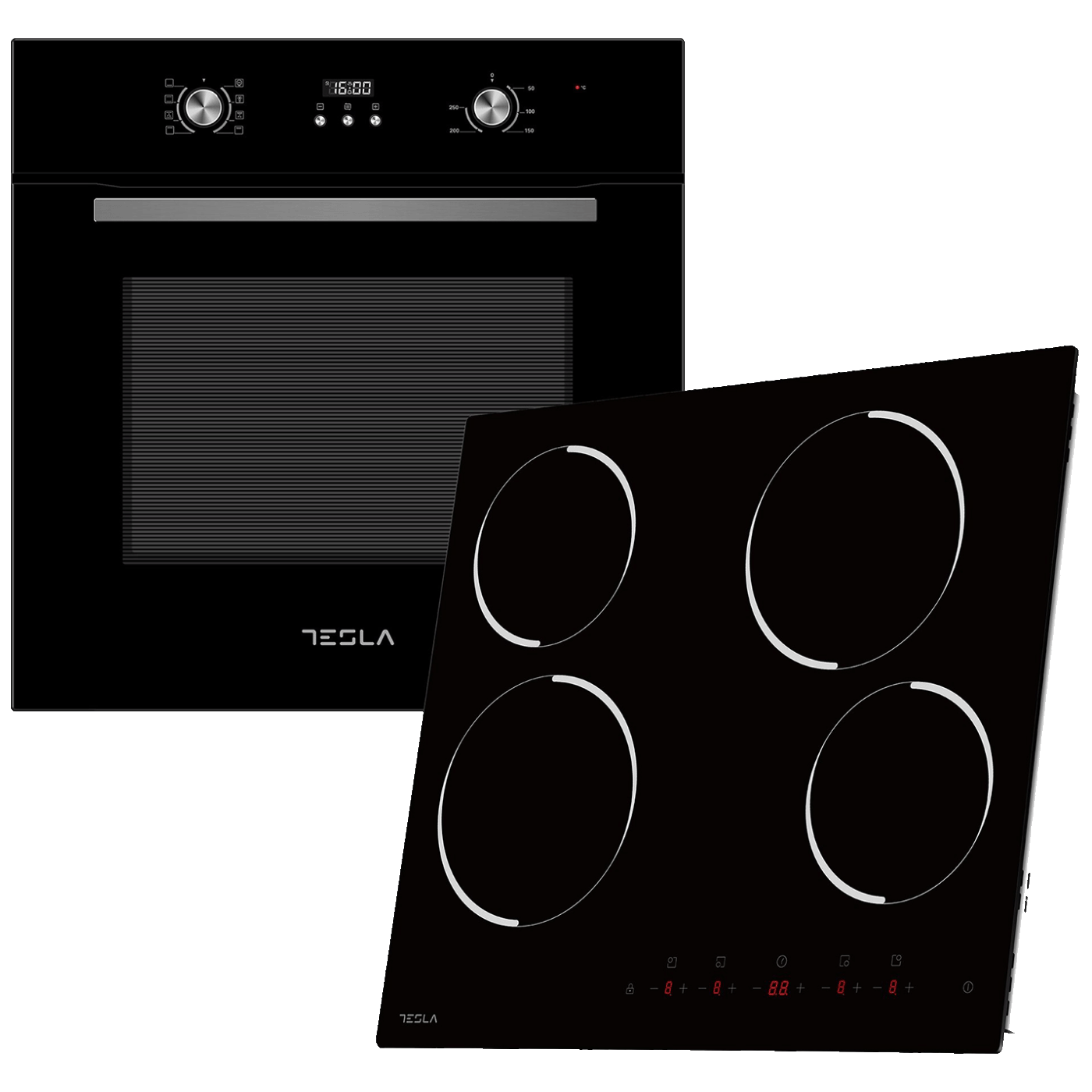 Tesla Set ugradbena pećnica /ploča, BO901MB+HV6401MB