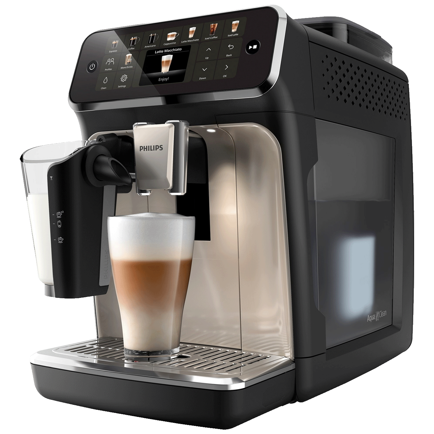 Philips Aparat za espresso kafu, automatski, 20 napitaka, LatteGo - EP5547/90