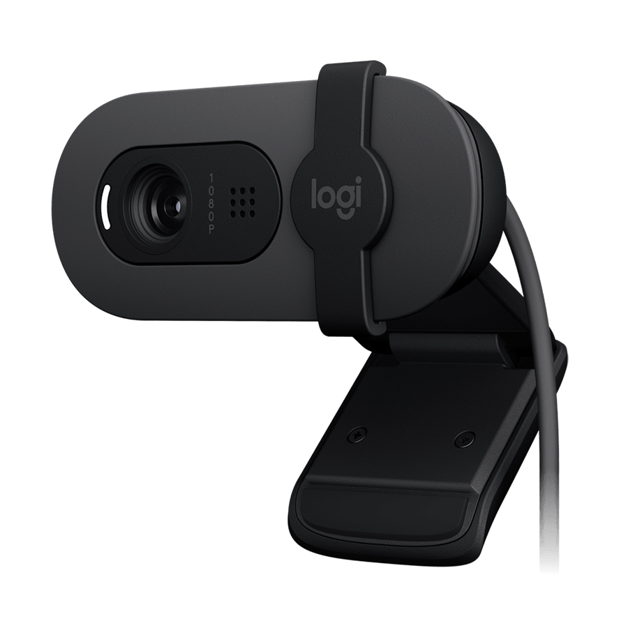 WEB camera LOGITECH Brio 100, USB Black, 1920x1080, 960-001585
