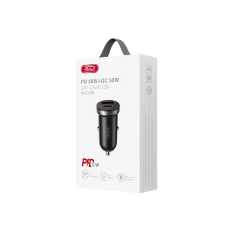 Auto punjac XO CC56 30W USB+Type C glava